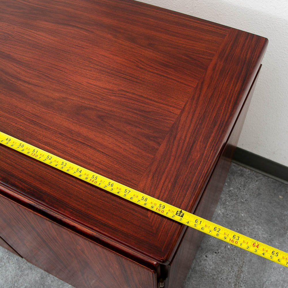 Mid Century Danish Modern Credenza Sideboard Cabinet Rosewood Skovby Drawers Mcm - Image 11