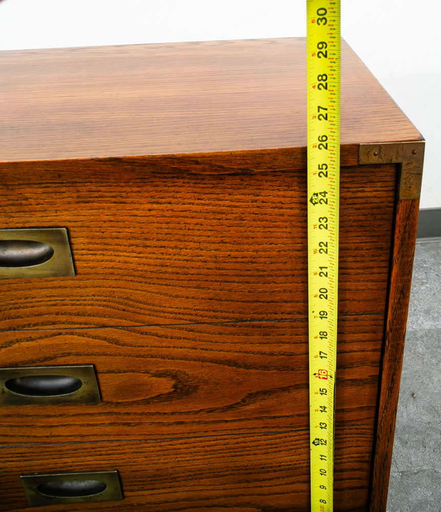 Mid Century Modern Storage Chest Record LP Storage Cabinet Table Lane Vinyl Mcm - Image 7