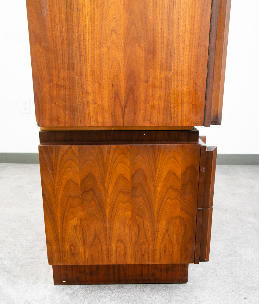 Mid Century Modern Dresser Gentlemans Chest Tobago Broyhill Highboy Drawers Mcm - Image 10