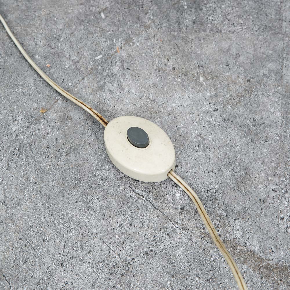 Mid Century Modern Floor Lamp Set Light Gold Brass 3 Light Atomic Vintage Round - Image 12