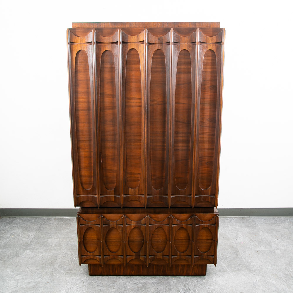 Mid Century Modern Dresser Gentlemans Chest Tobago Broyhill Highboy Drawers Mcm - Image 2