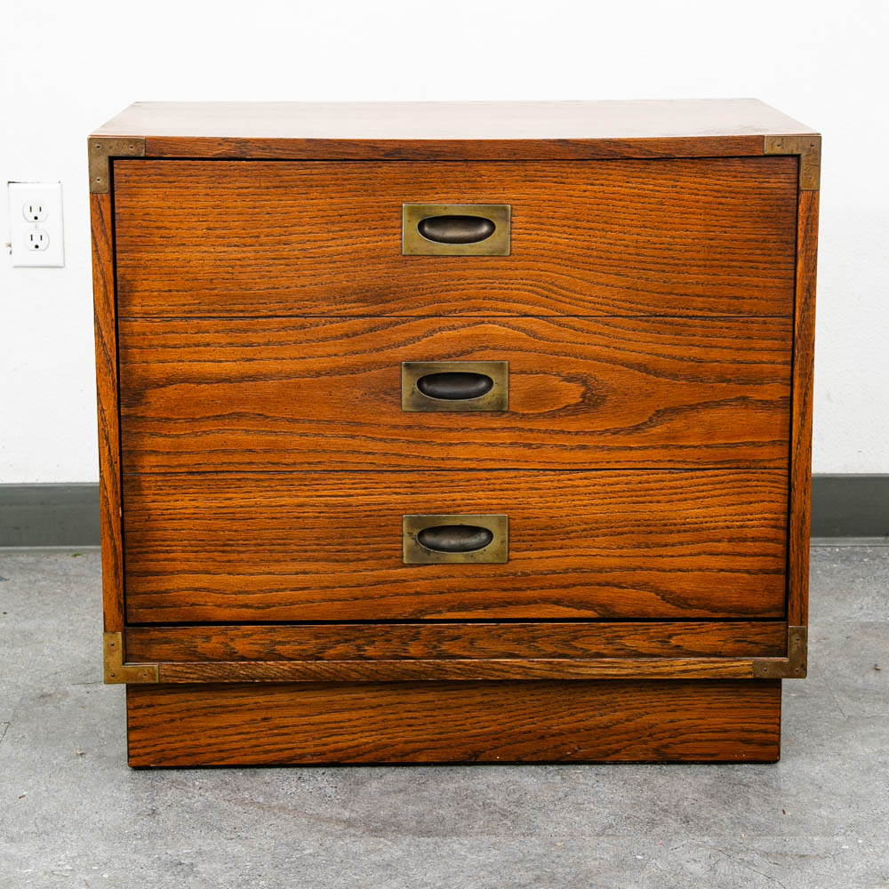 Mid Century Modern Storage Chest Record LP Storage Cabinet Table Lane Vinyl Mcm - Image 3