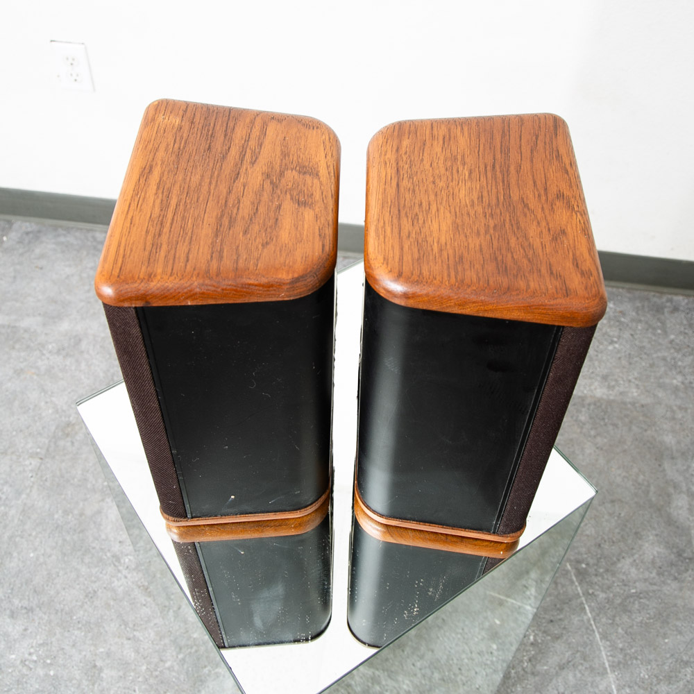 Mid Century Modern Speakers Advent Mini Walnut Wood Audiophile Vintage Mcm - Image 9