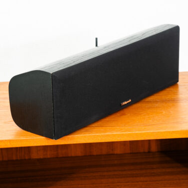 Mid Century Modern Speaker Klipsch Center KV-2 Vintage Audiophile Black Satin