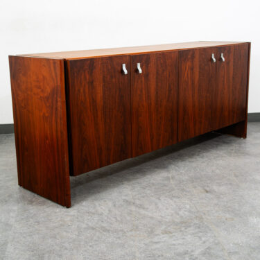 Mid Century Modern Credenza Cabinet Sideboard Dillingham Walnut Vintage Drawer