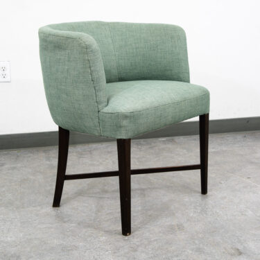 Mid Century Danish Modern Lounge Chair Armchair Green Arms Mcm Denmark Lowback