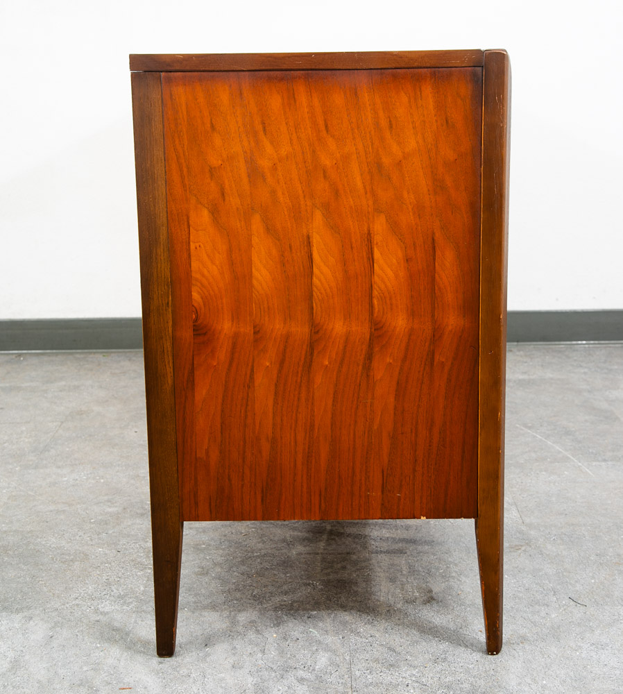Mid Century Modern Dresser Credenza Keller 3 Drawer Walnut Vintage Danish Mcm - Image 3