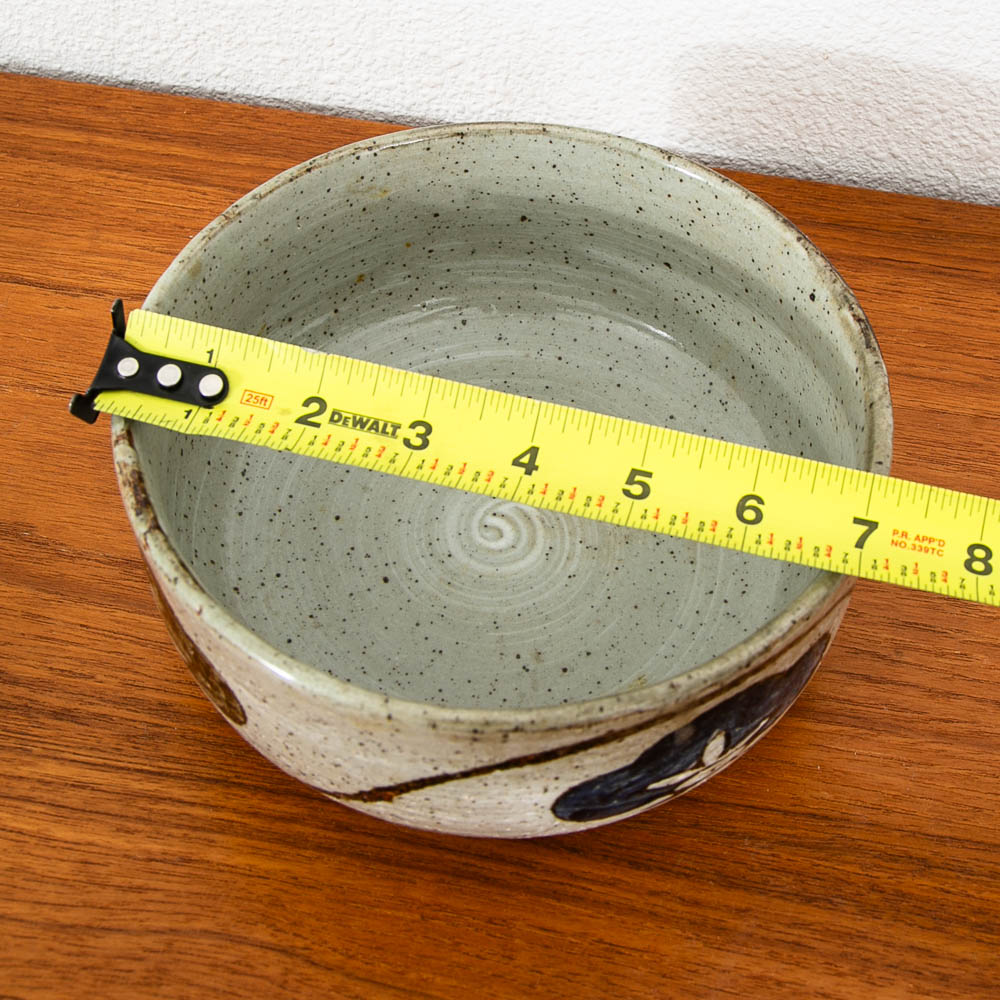 Mid Century Modern Nesting Bowls Japanese Stoneware Set of 3 Ceramic Otagiri - Image 6