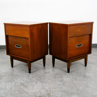 Mid Century Modern Nightstands End Side Tables Mainline by Hooker Drawers Mcm M