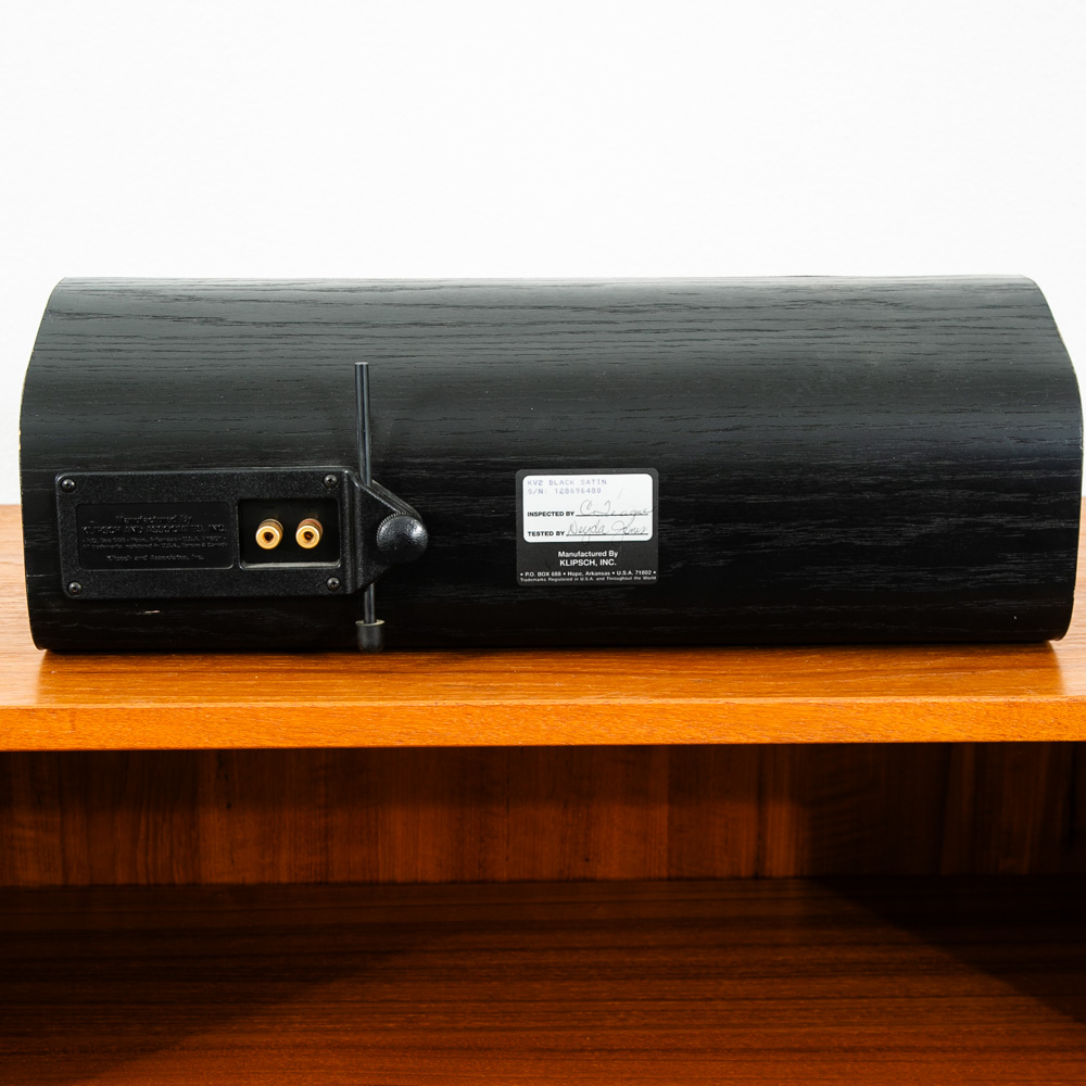 Mid Century Modern Speaker Klipsch Center KV-2 Vintage Audiophile Black Satin - Image 7