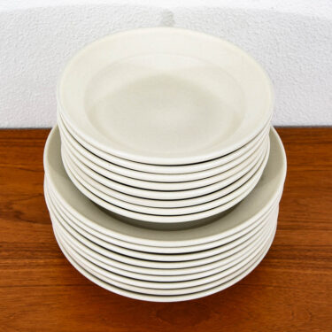 Mid Century Modern Heath Ceramics Chez Panisse Line 9 Plates 8 Bowls White Glaze