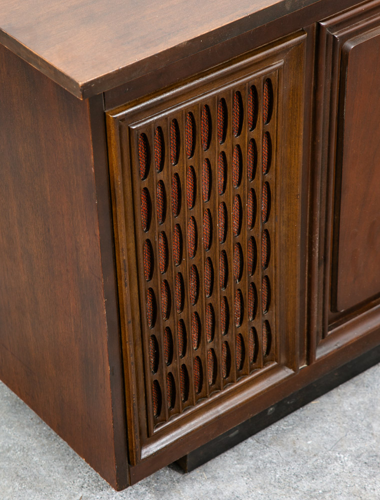 Mid Century Modern Stereo Console Record Player General Electric Radio Audio Mcm - Image 12