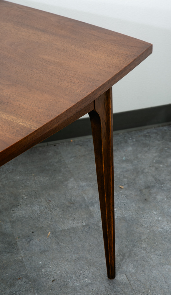 Mid Century Modern Dining Table Broyhill Brasilia Walnut Extension Leaf x3 Mcm - Image 7