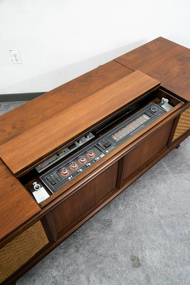 Mid Century Modern Stereo Console Record Player General Electric Radio Audio Mcm - Image 10