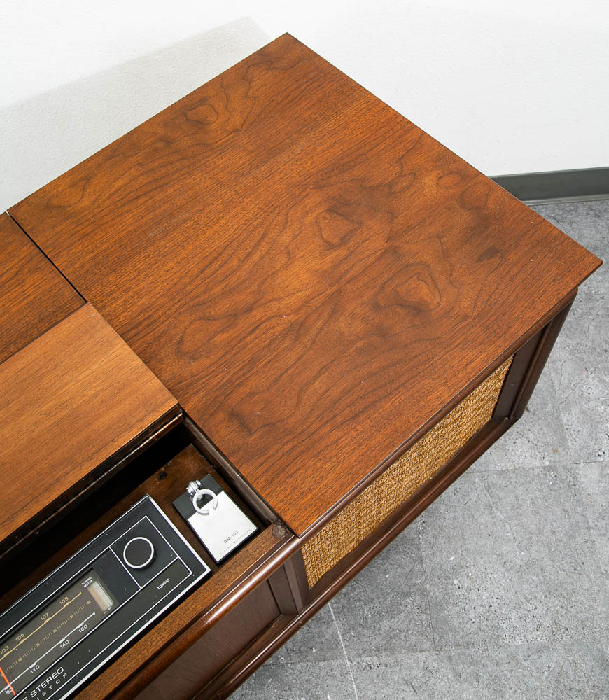 Mid Century Modern Stereo Console Record Player General Electric Radio Audio Mcm - Image 9