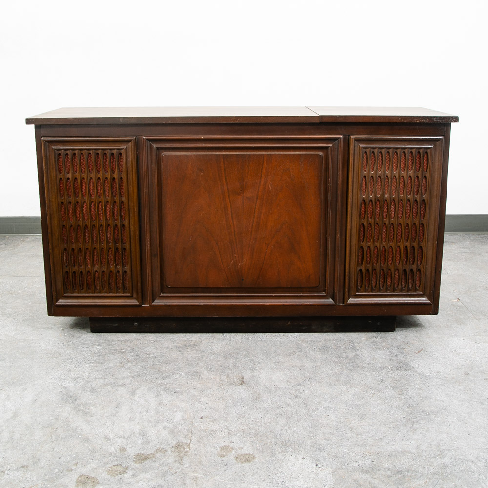 Mid Century Modern Stereo Console Record Player General Electric Radio Audio Mcm - Image 2